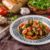 Тёплый греческий салат с грибами