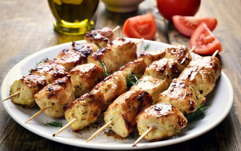 Шашлык из курицы по-восточному